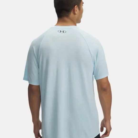 UNDER ARMOUR • Tech 2.0 Short Sleeve Tee • Light Blue Men’s 3XL NWT 👕✨ - Picture 3 of 3